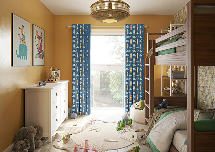 Blast Off, Spacebound - Made to Measure Curtains - Image 14